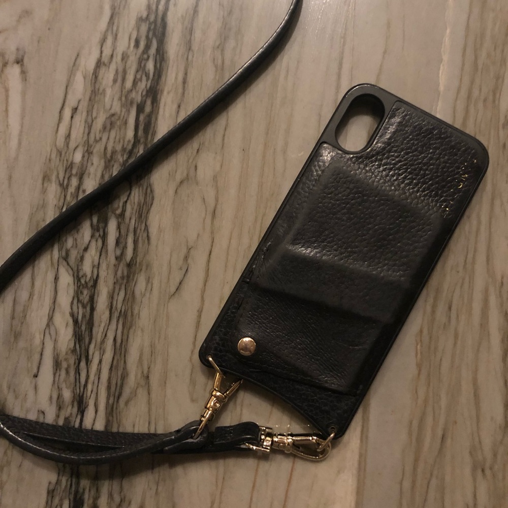 Bandolier iPhone X cell leather phone case purse